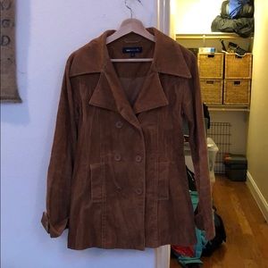 Blue asphalt corduroy jacket